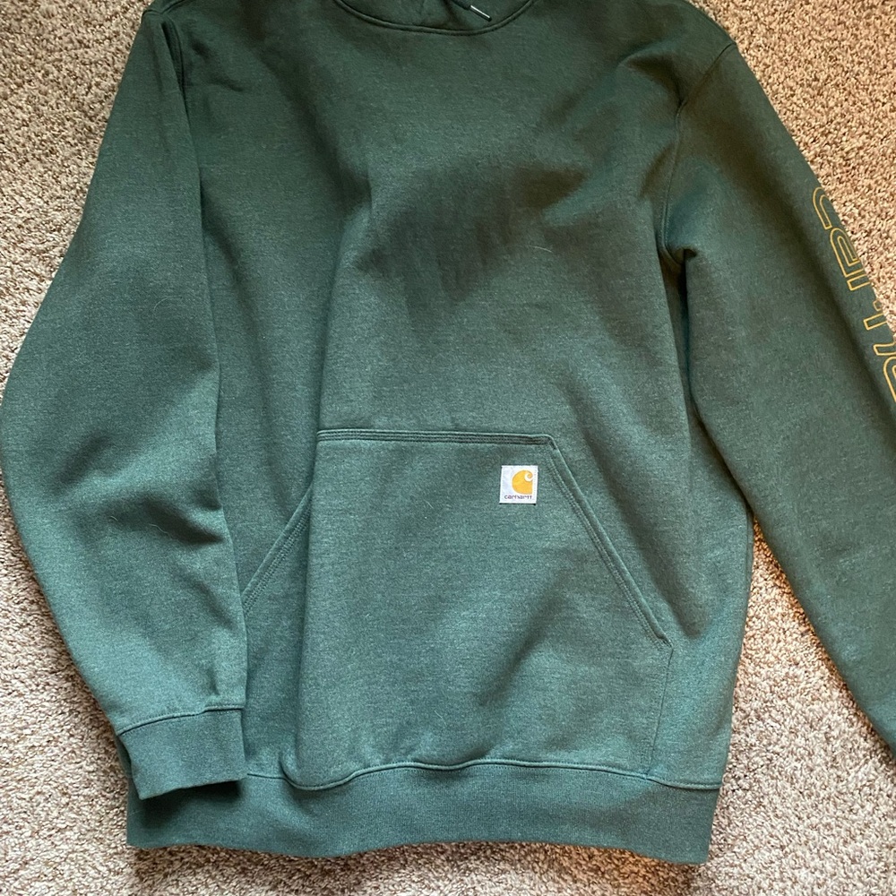 Carhartt Dark Green Loose Fit Hoodie